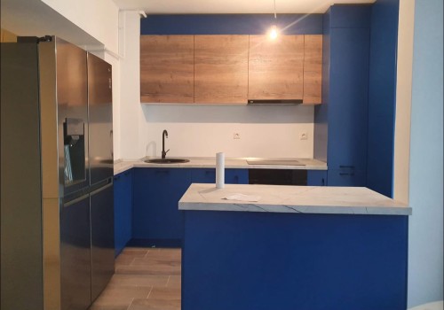 Bucatarie Albastra Moderna